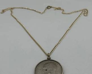 ARS251 - Bi-Centennial Eisenhower Dollar Coin on a Necklace