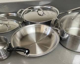 ARS222 - All Clad Pans, Viking Pot, & Sauce Pot