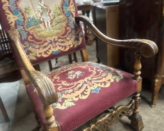 Pair needlepoint 