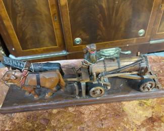 German wooden beer truck