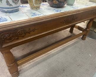 Dutch tile top