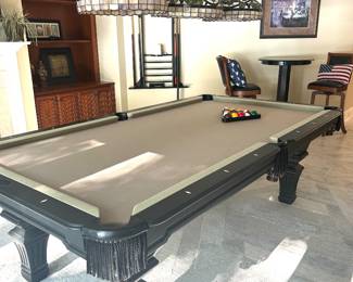 Slate pool table 