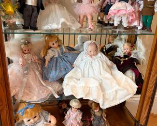 Madame Alexander dolls plus others