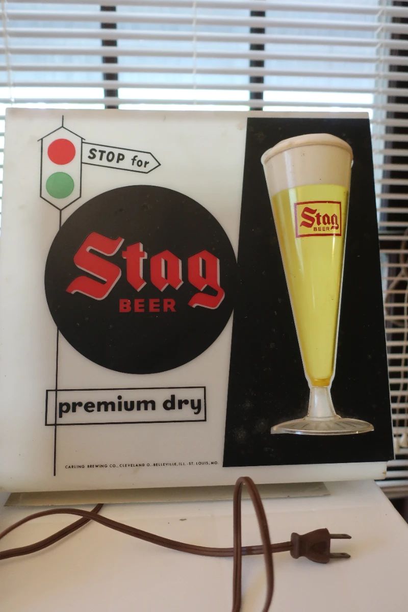 Stag liight up sign