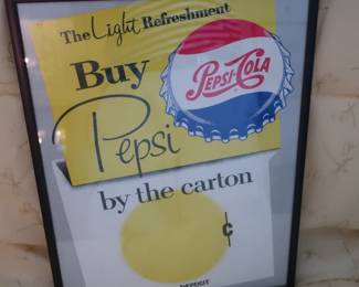 Pepsi point of sale advertisment