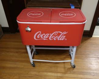 Vintage coke cooler
