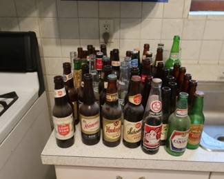 vintage beer bottles