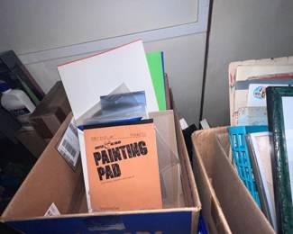 Sketch, pads, and paper