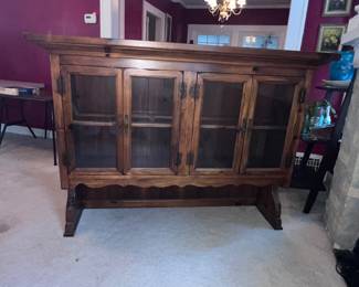 Hutch for dining cabinet