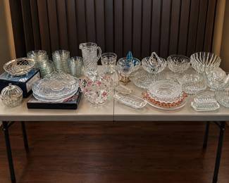 k Assorted Glass Dishes