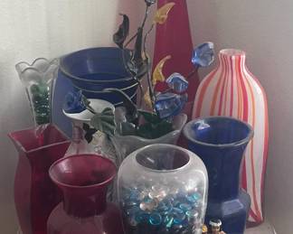 d Collection of Colorful Vases