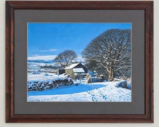 ar Snowy Landscape Art