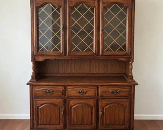 f Large Wooden Display Cabinet