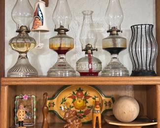 d Collection of Oil Lamps