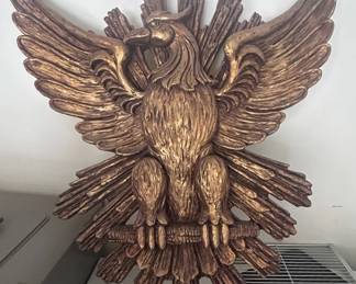 dGold Colored Bird Decor