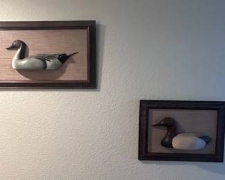 d 2 3D Duck Wall Art Pieces