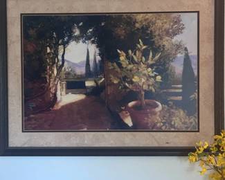 ar Vinyard Garden Landsacpe Wall Art