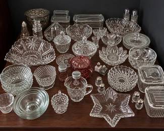k Collection of Glass Dishes