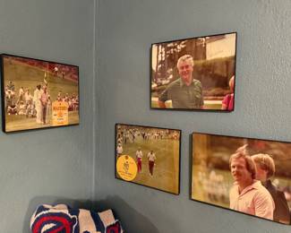 Autographed Arnold Palmer Masters prints and more autographs.