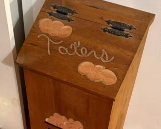Vintage Tater Bin.