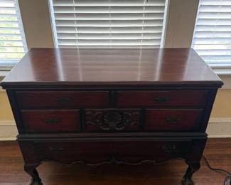 Beautiful antique blanket chest.