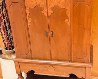An abundance of hardwood furniture avaliable