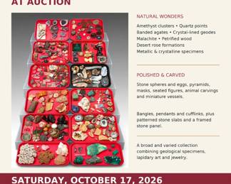 1 Burchard Rock Mineral Auction Flyer