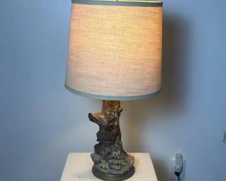 216 rustictreetrunktablelamp