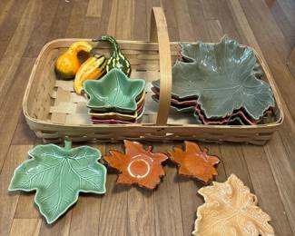 150 ceramicleafshapedservingdishesautum
