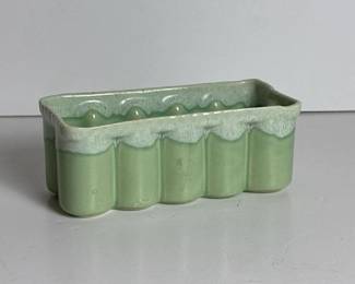 127 mccoygreenrectangularceramicplanter
