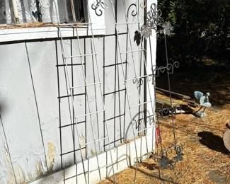 195 gardentrelliseswroughtironandwires