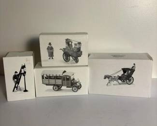 130 heritagevillageporcelaincarriagecart