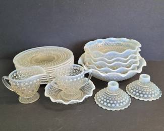 176 opalescenthobnailpatternglassbowlsp