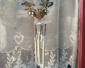 197 metalbirdandnestthemewindchime