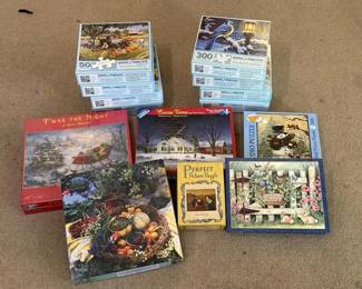 292 assortedjigsawpuzzlesbybitsandpiec