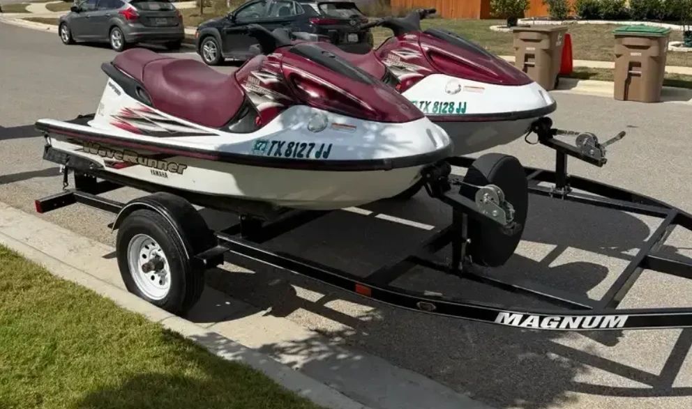 2000 Yamaha GP760 WaveRunners Pair - Includes Single-Axle Trailer, Accessories and Storage Covers