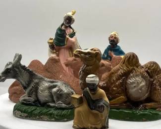 Vintage Nativity Figurines