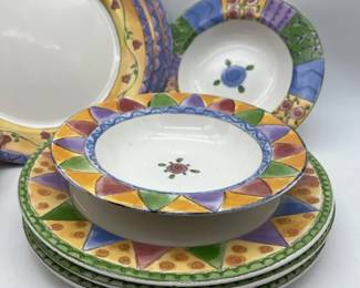 Sango the Sweet Shoppe Marzipan  Crepe Suzette Plates by Sue Zipkin  Lot of 8pcs