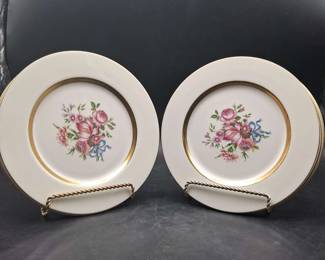 Vintage Theodore Haviland New York Kenmore Pattern China Plates  8pc