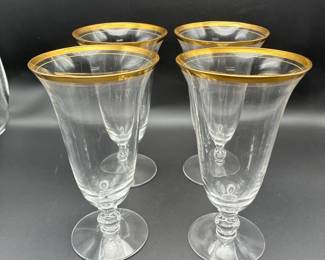 Saturn Tiffin Franciscan Tea Goblet Set