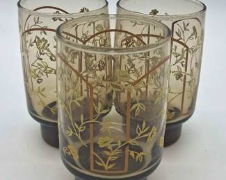 Glass Cups  3pc