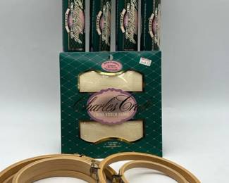 Cross Stitch Hoops  Fabric