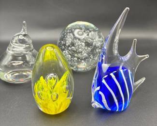 Blown Glass Paperweights