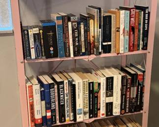 Lots of books for rainy days