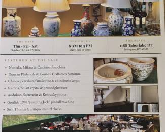 Taborlake Estate Sale