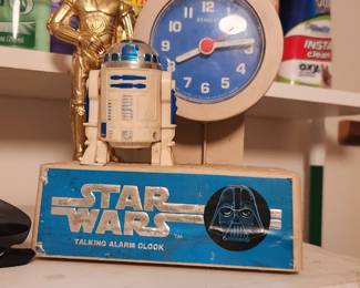 Star wars clock vintage