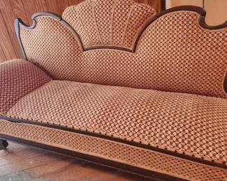Antique Fainting couch/ foldout bed
