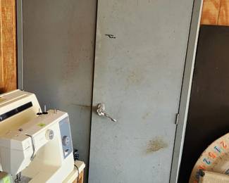 Large metal cabinet