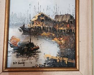 Song oil painting