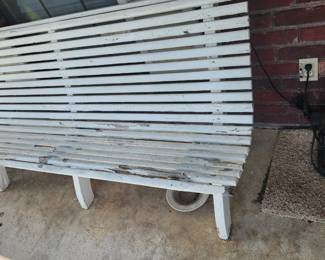 Painted bench